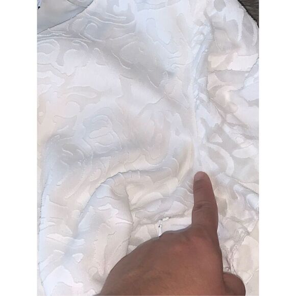 Tanya Taylor Silk Blend White Floral Bianka Dress - Picture 10 of 14